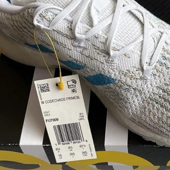 ADIDAS WOMEN'S PRIME BLUE GOLF SHOES SPIKELESS SNEAKERS - Picture 9 of 10